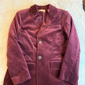 NWOT, Kate Hill Deep Red Blazer